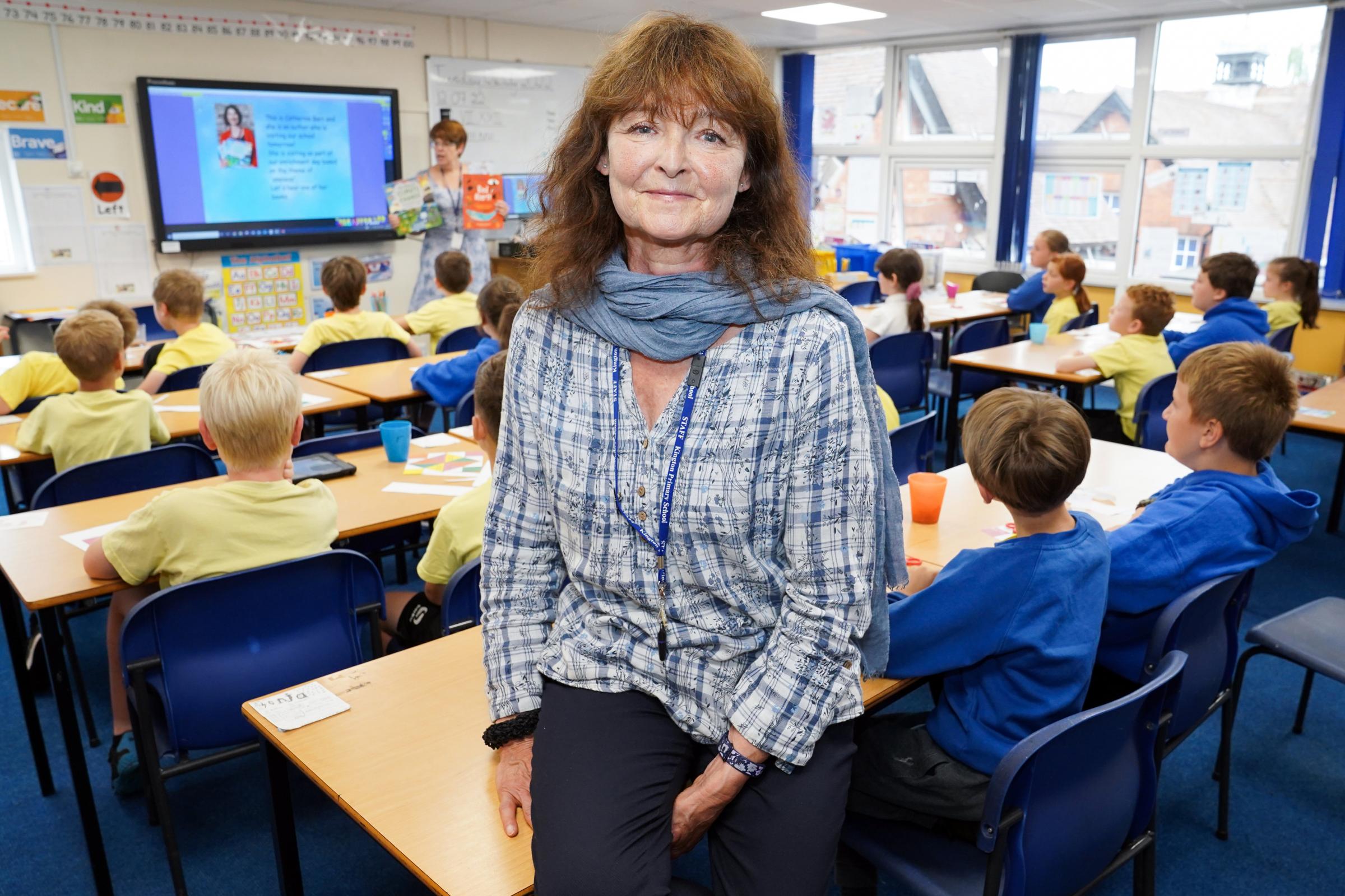 Headteacher at Kington Primary School, Anne Phillips is retiring after 22 years.
