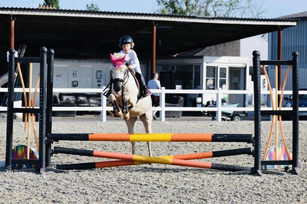 Ivy Thomas-Cook went clear at the British Showjumping National Schools & Club finals