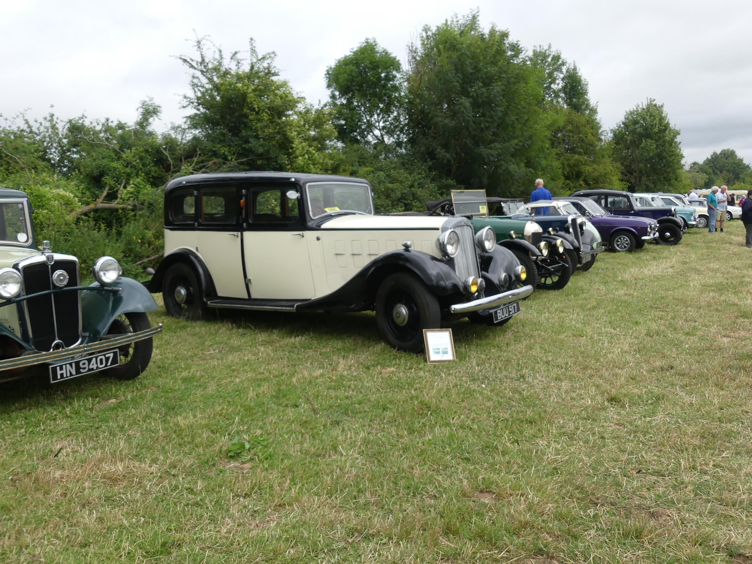 There were a number of classic cars on show at the event