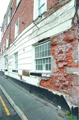 Hereford Times: Damage on show at the Royal Oak in Leominster in 2011. Picture: Hereford Times