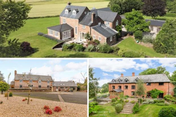 Herefordshire homes that sold for over a million pounds