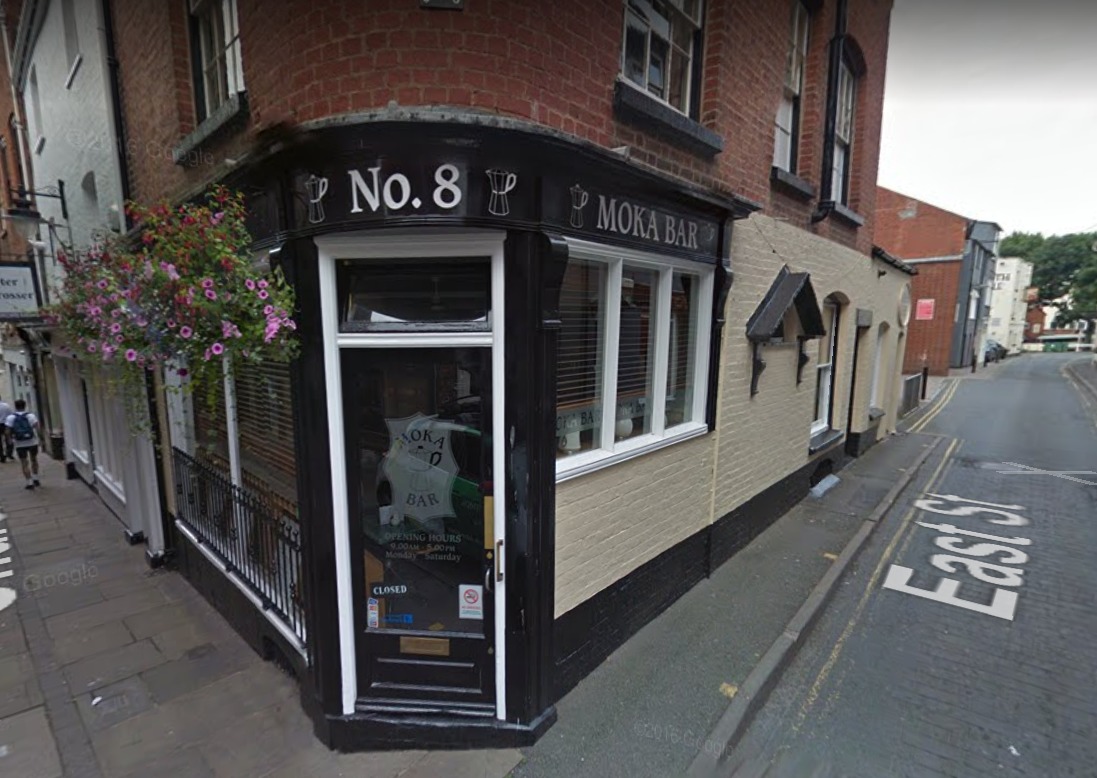 The Moka Bar in Hereford is on the market. Picture: Google Maps