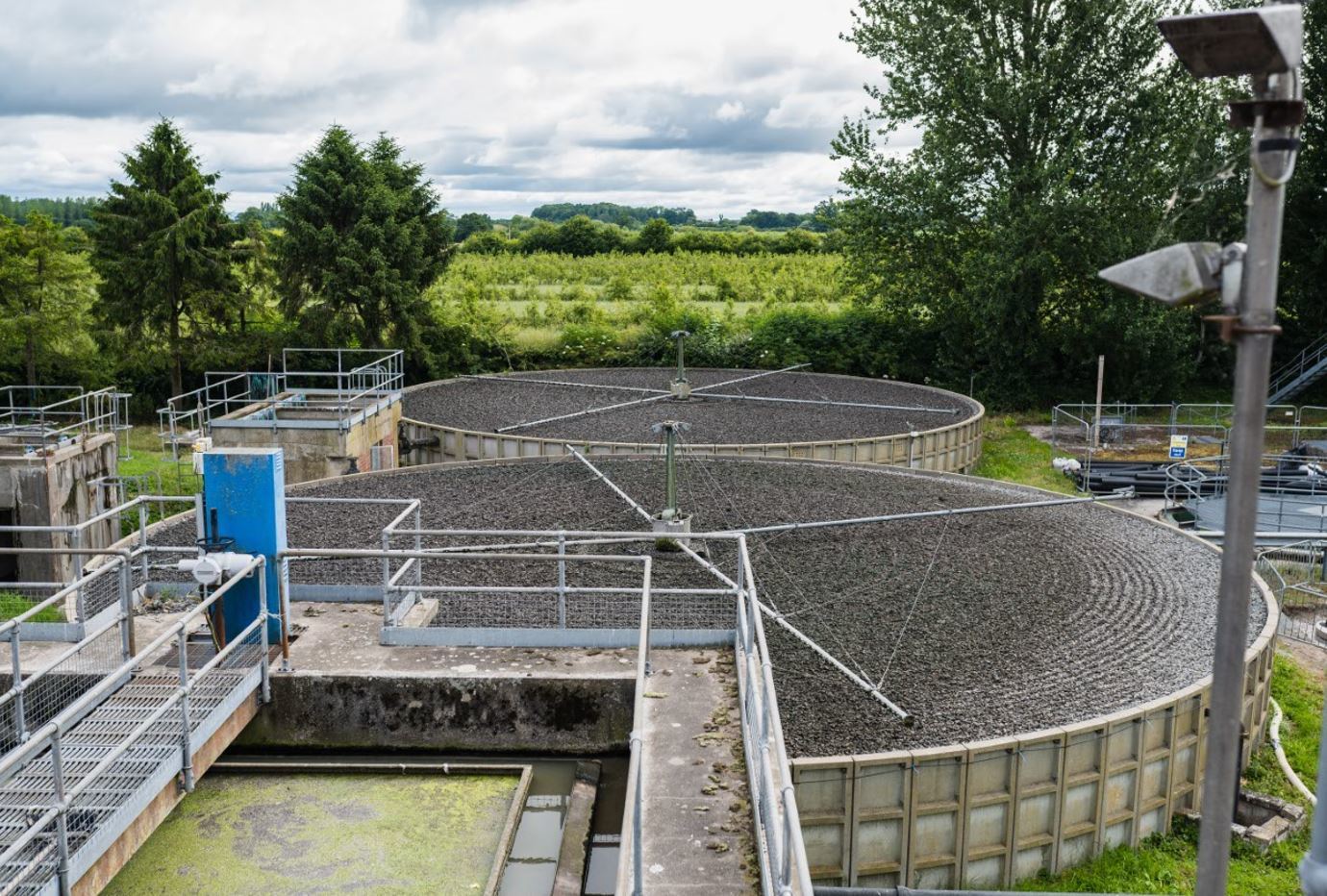 The work at the treatment works in Weobley should be completed next year, Welsh Water says