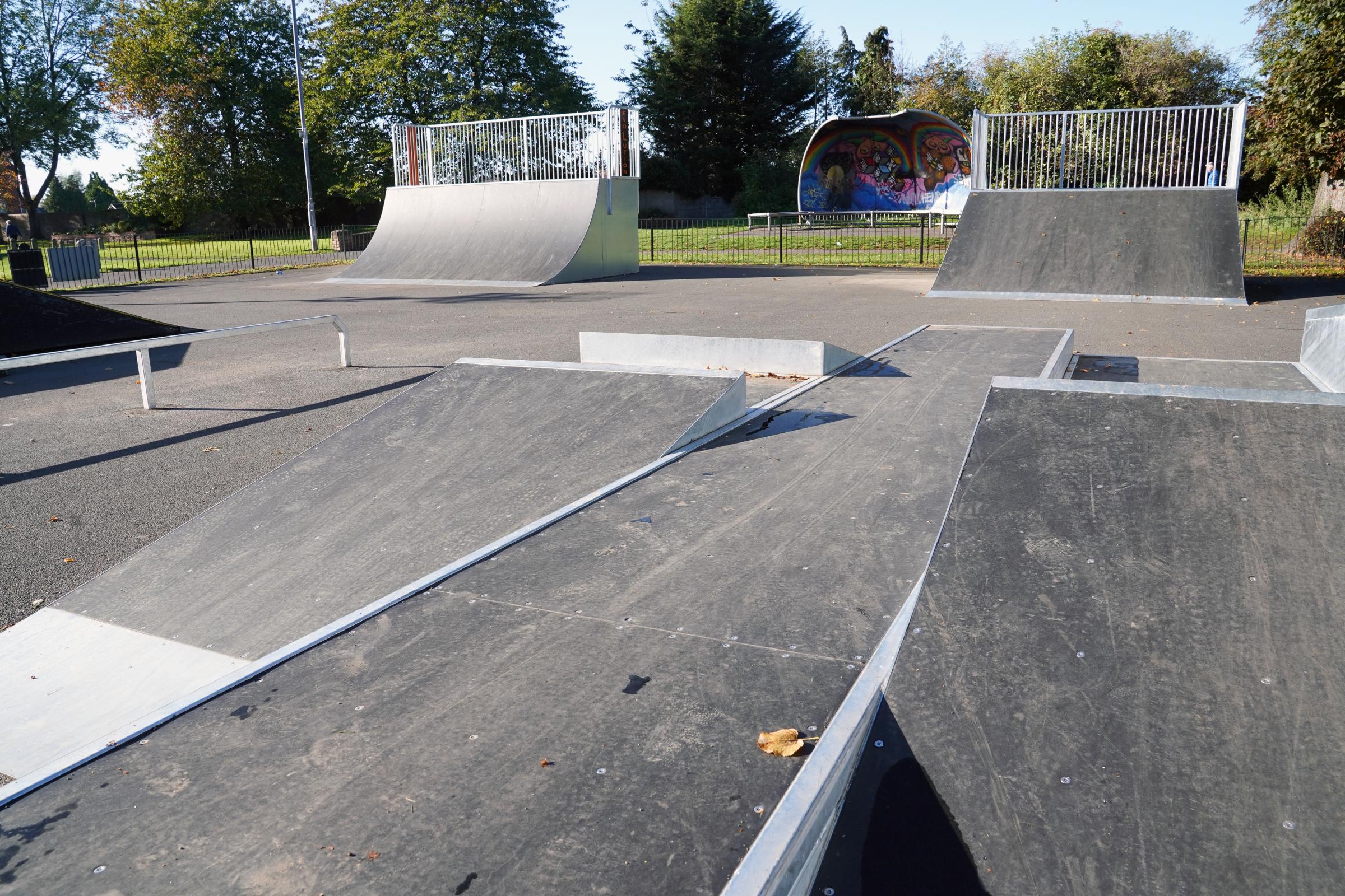 Ledbury skatepark since its been refurbished.