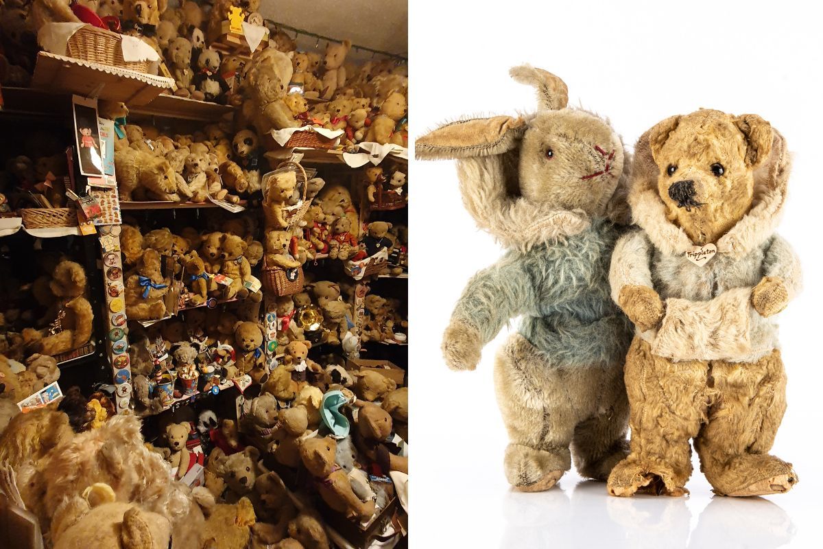Susan Collards teddy bear collection