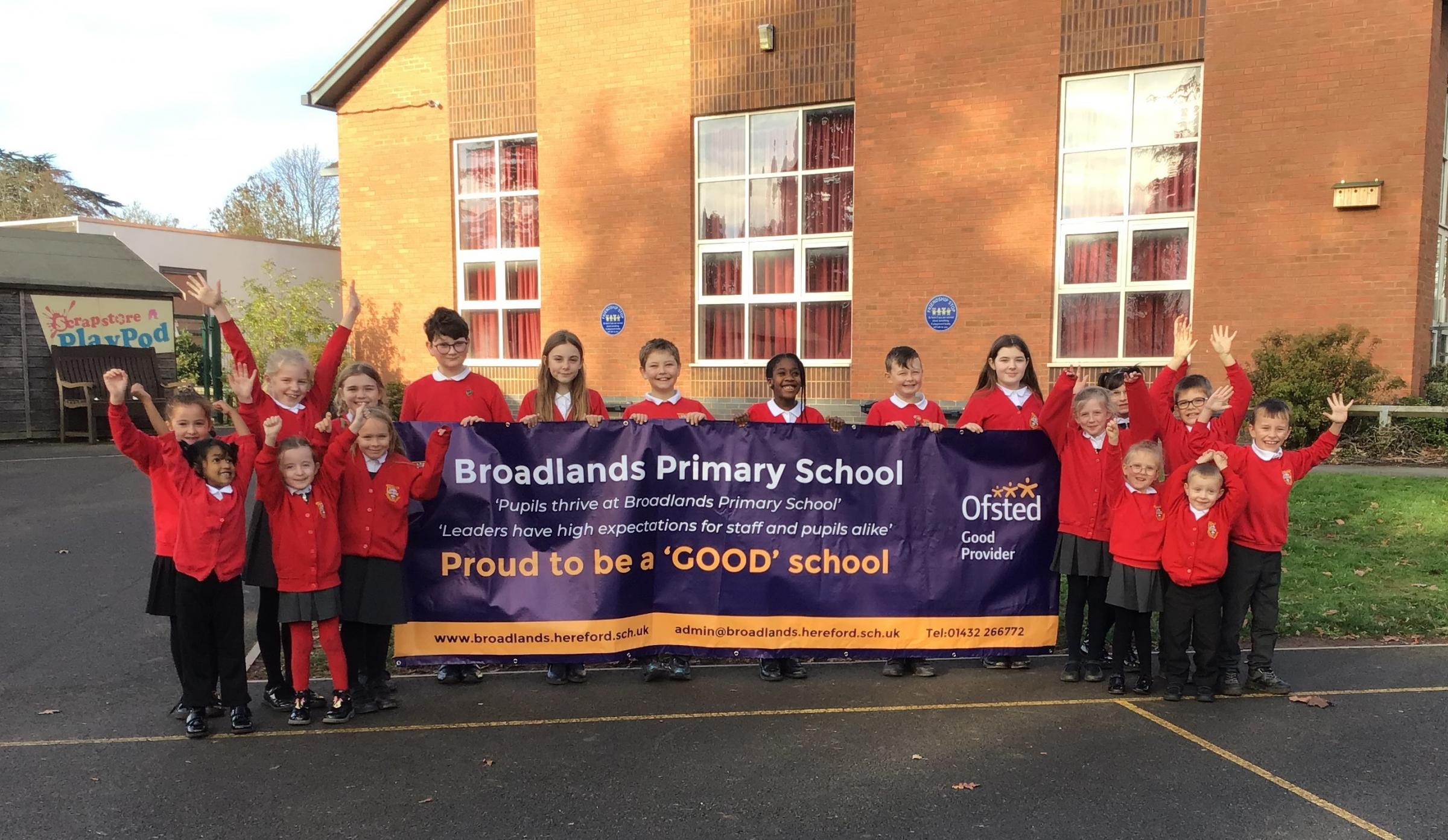 Broadlands has recieved a good rating from Ofsted