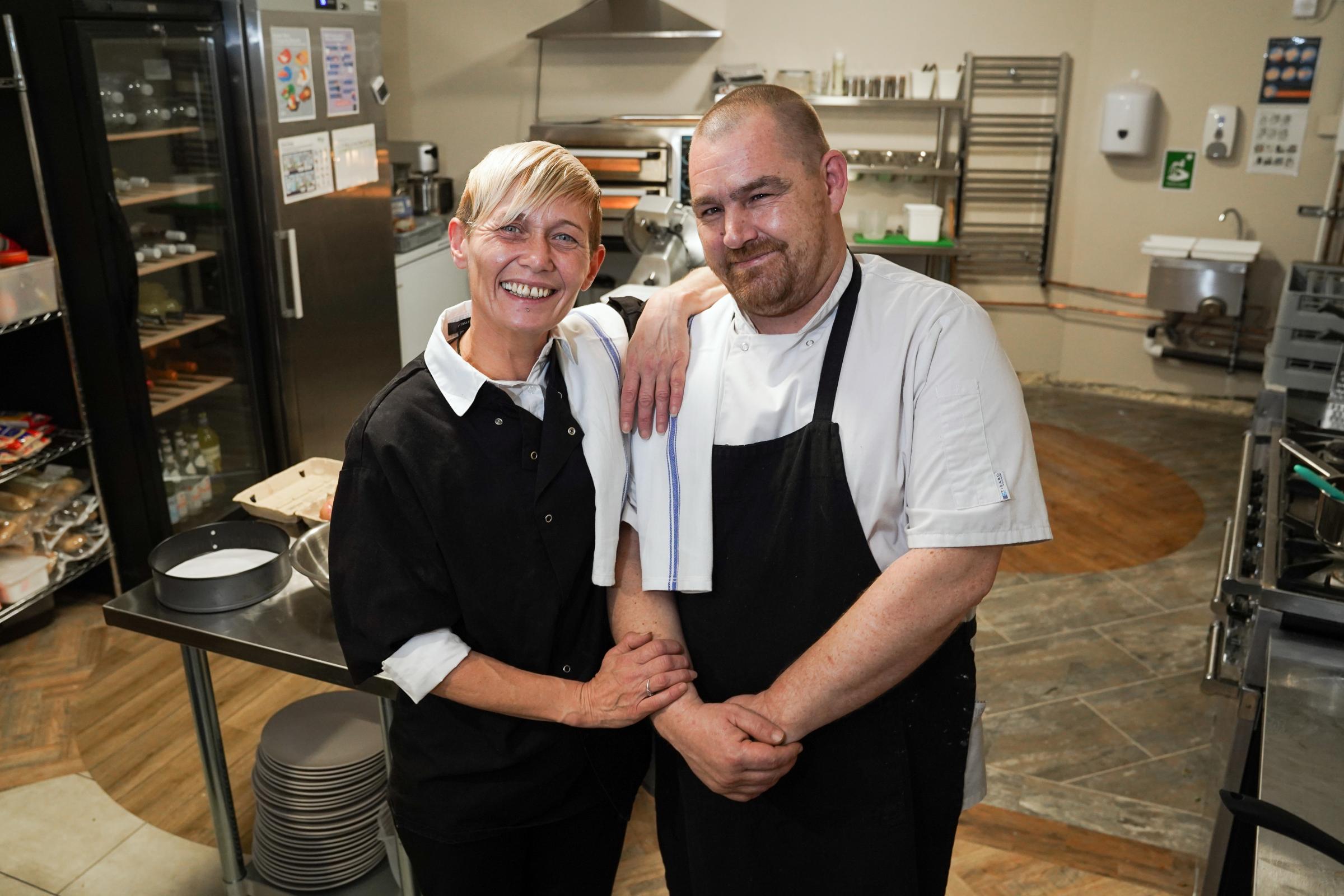 Meet the chefs of II Vigneto Authentic Italian Food and Drink, Sahra McGregor and Mikie ODare. Picture: Rob Davies