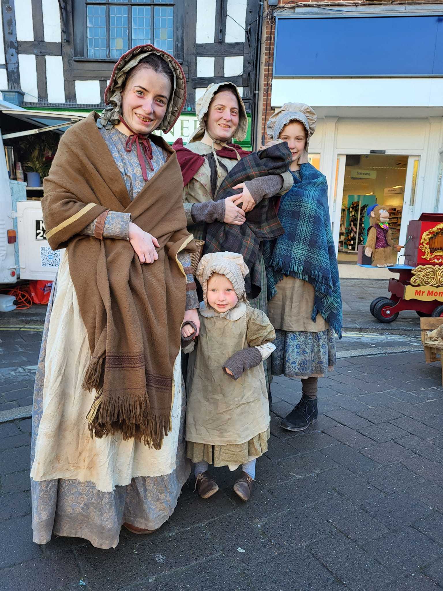 There were several people walking about the streets dressed up in period clothes. Picture: Virginie Alexandra Jacquet/Hereford Times Camera Club