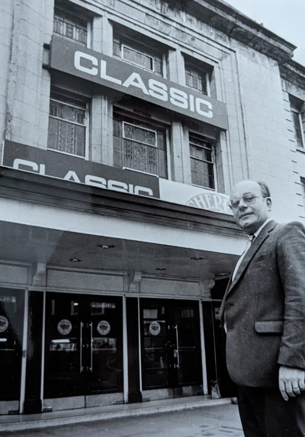 Manager Graham Stringer at the old Classic cinema in Herefords Commercial Street