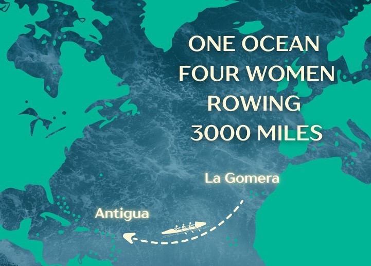 The There She Rows team will be rowing to Antigua