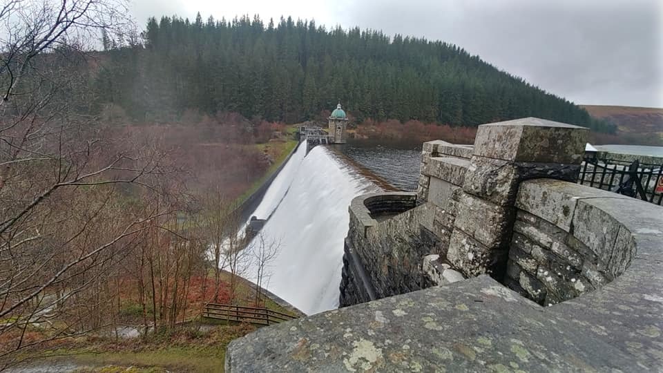 Further down the valley is Pen Y Garreg dam. Picture: David Jehu