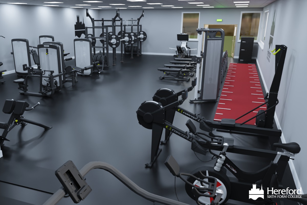 An artists impression of the new gym