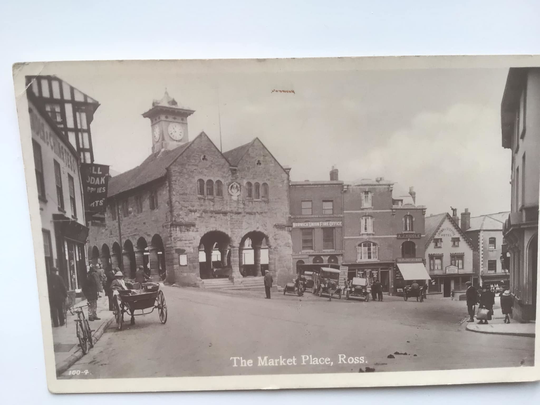 Market Place in 1920, Ross-on-Wye. Picture: Michael Jones