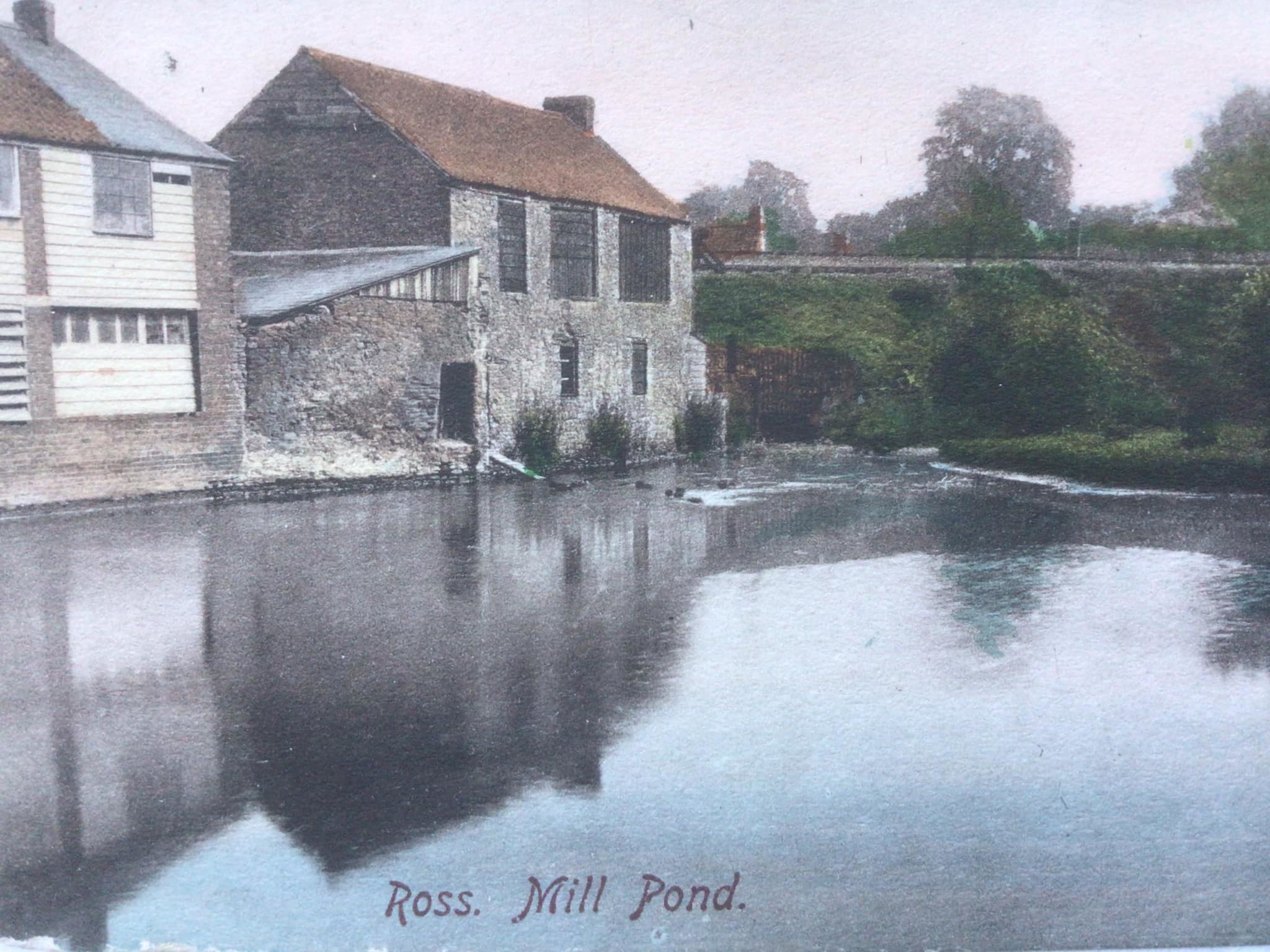 Mill Pond, Five Ways, 1907. Picture: Michael Jones