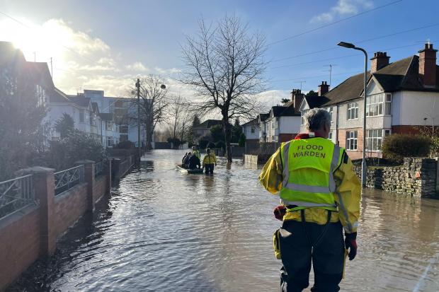 Flooding hit homes in Greyfriars Avenue in January