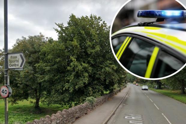 He was caught out in Ross-on-Wye's Wilton Road. Picture: Google Maps