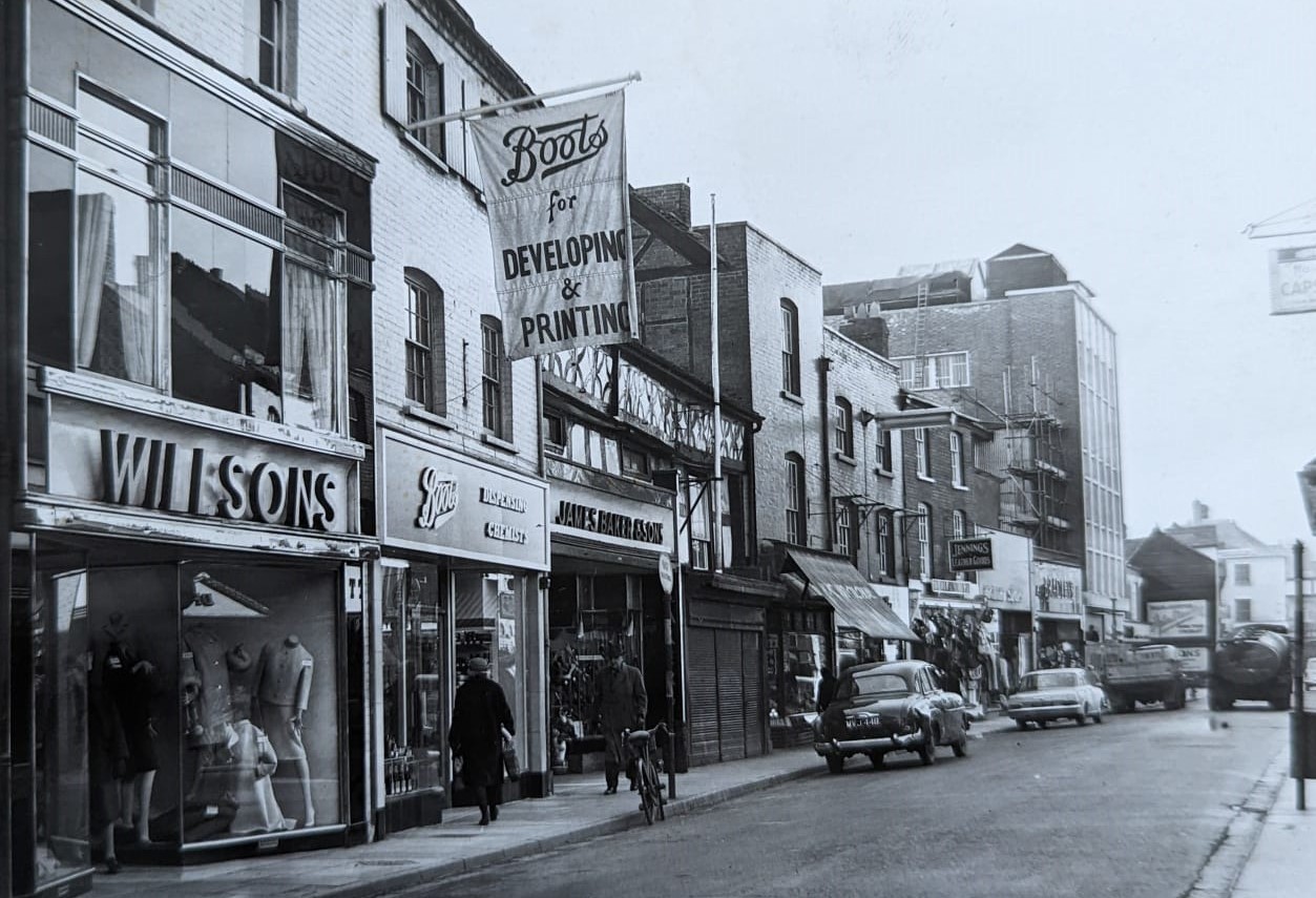 Eign Street, Hereford, 1965