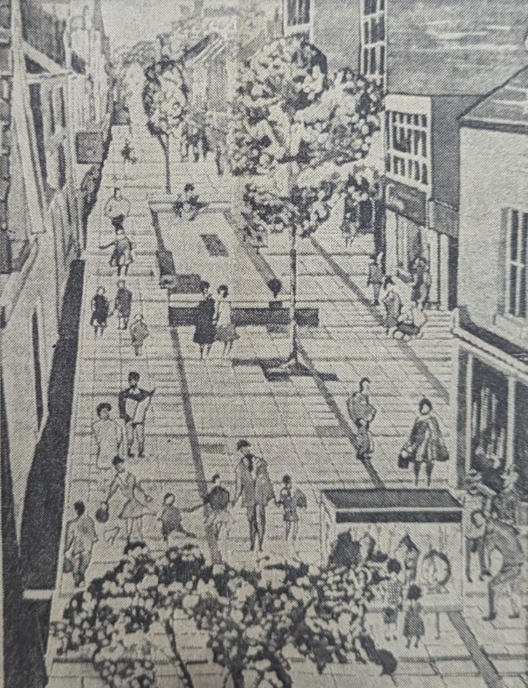Eign Street plans, Hereford, 1969