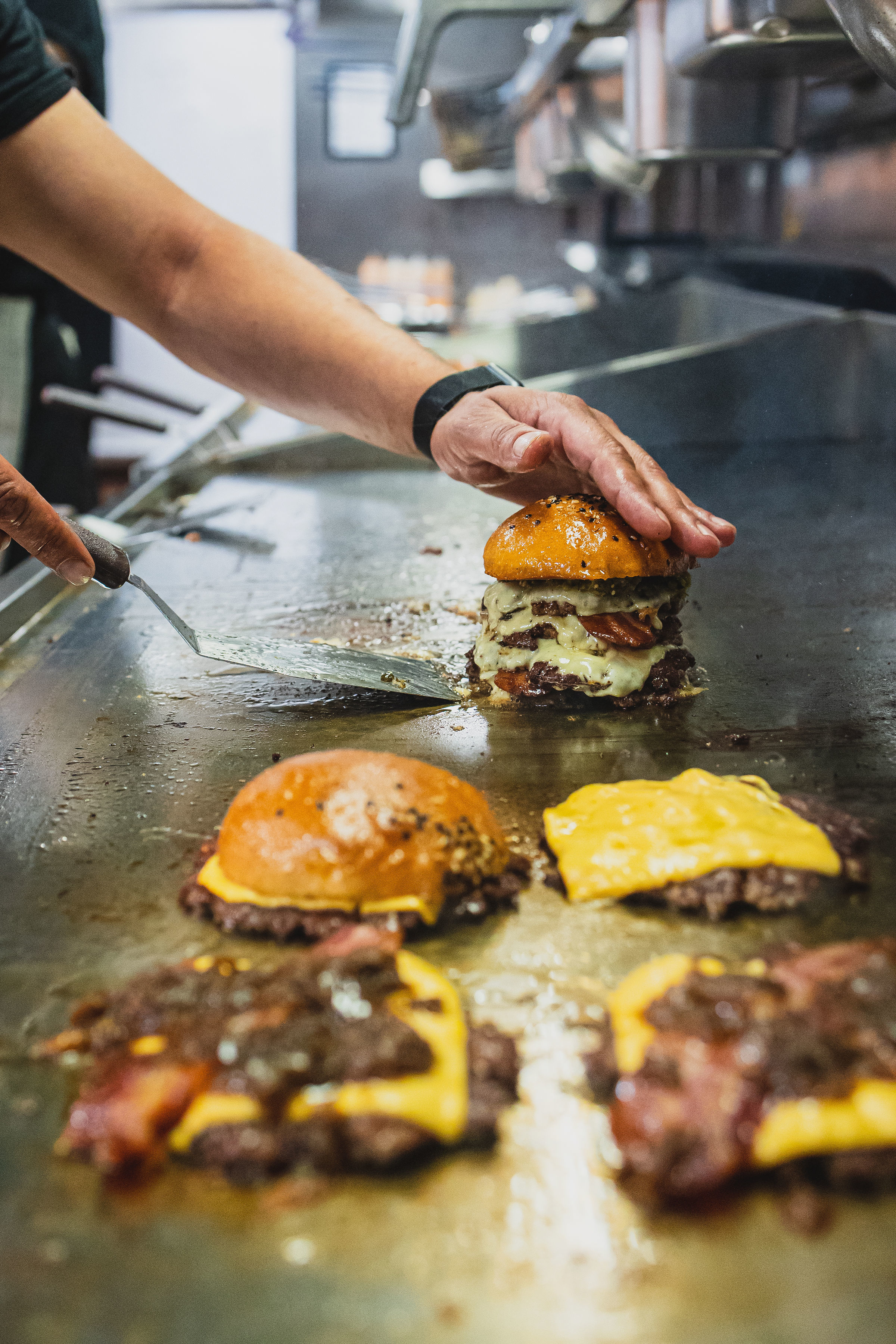 Beefy Boys, Cheltenham: burgers on the grill