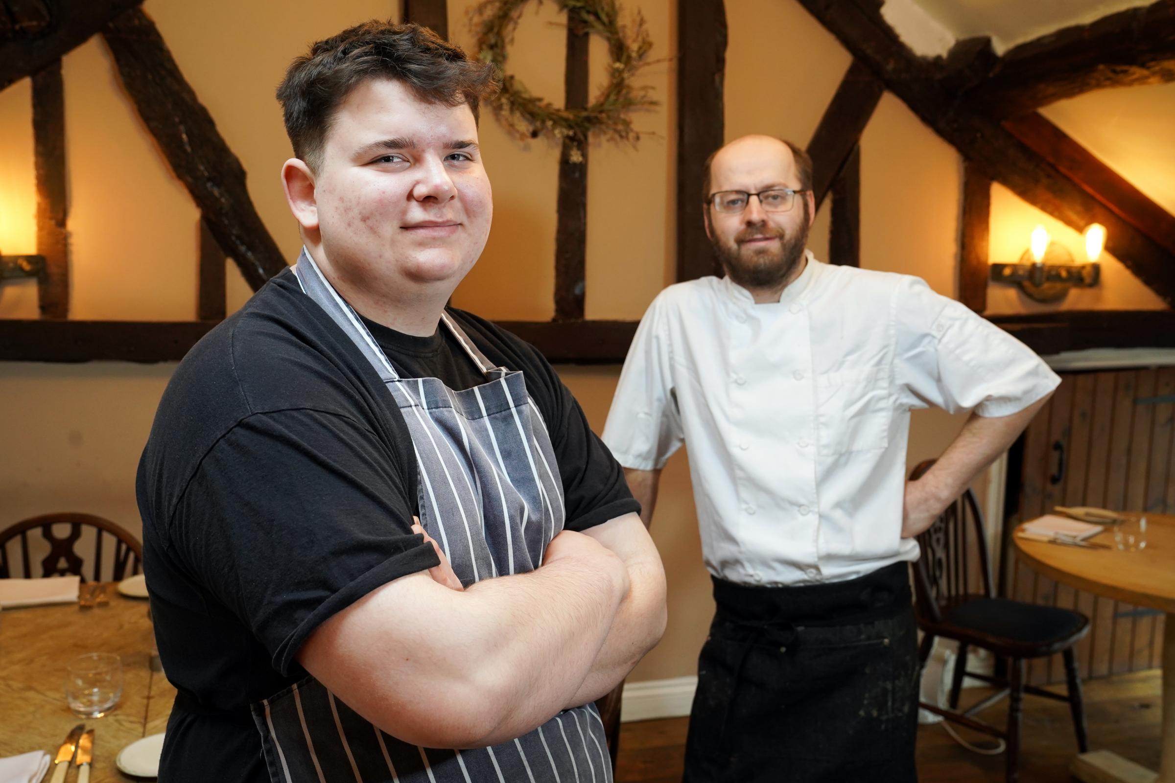 Overseeing Owens success at the Riverside Inn is chef patron, Andy Link (right). Picture: Rob Davies
