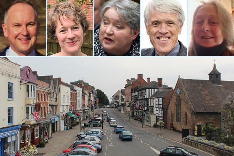 Who is standing on May 4 to represent the Ledbury area? 