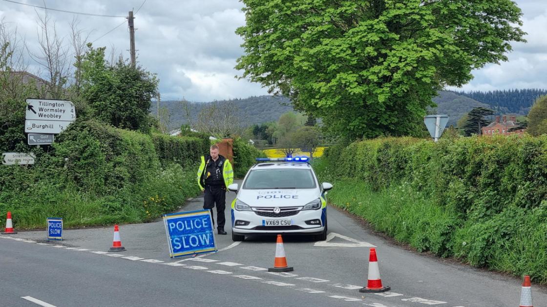Man seriously hurt after e-bike crash in Herefordshire village 