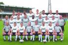 The Hereford United squad for the 2011-12 season. 113110-1 Picture by JAMES MAGGS