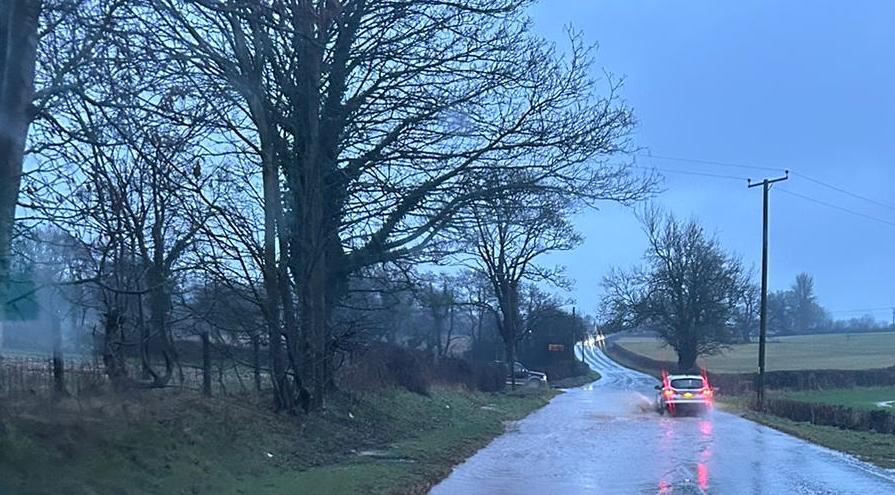 Flooded roads and flood alerts as rain hits Herefordshire | Hereford Times 