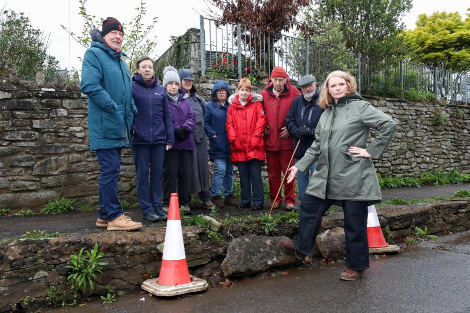 'No one is listening' over Herefordshire village's crumbling main road 