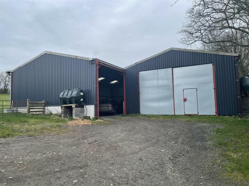 Herefordshire barn with home plans and SIX acres of land for sale 