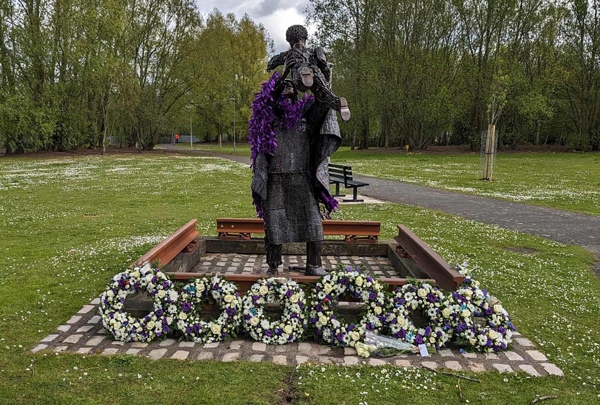 The Workers Memorial statue at Vera Page park Picture: Stan Riley