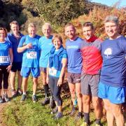 The successful Wye Valley Runners team