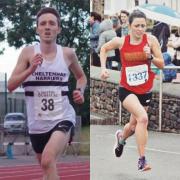 Charlie Jones (left) and Katie Synge-Curtis won the first round of the Hereford Couriers Virtual 5k Series
