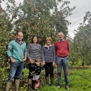 The family behind Moorcourt Farm