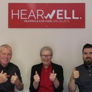 The Hearing Team, Clive Williams, Marilyn Cook and Kieran Williams
