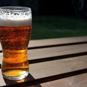 Stock image of a pint