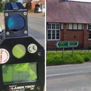 Police officers have been cracking down on speeding drivers in Canon Pyon. Picture: West Mercia Police/Google