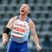 Dan Pembroke in action at the World Para Athletics European Championships Bydgoszcz 2021. Picture: Tadeusz Skwiot.