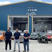 Richard Hammond has spoken about his love for Herefordshire as he opened his new business 'The Smallest Cog' in Hereford