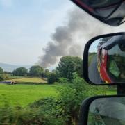 Fire crews have been called to an outbuilding blaze in Whitney-on-Wye. Picture: Kington fire station