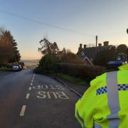Police are trying to crackdown on speeding drivers in St Weonards. Picture: West Mercia Police