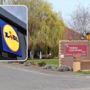 Lidl wants to demolish the Three Counties Hotel in Belmont Road to make way for a new supermarket