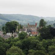 Hay Castle sits in the centre of Hay-on-Wye, a town on the Herefordshire border