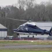 The SAS Blue Thunder helicopter at Shobdon Airfield, near Leominster. Picture: Joseph Evans/Hereford Times Camera Club