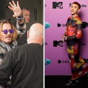 Olly Alexander (right) has said he will be ditching Fenty in a row over Johnny Depp (left). Pictures: PA Wire (Owen Humphreys and John Phillips/MTV)