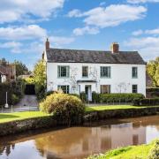 A five-bed house on the banks of the river Arrow in Eardisland is for sale for offers over £1.1 million. Picture: Knight Frank/Zoopla