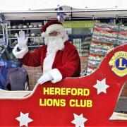 Father Christmas will be coming to Hereford this Christmas. Photo: Hereford Lions Club