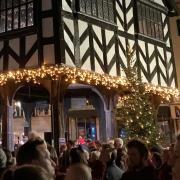 Ledbury's Christmas tree next to the Market House will be replaced with a bigger one