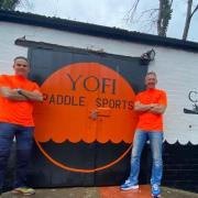 Robin Fletcher and Leon Meek have launched their new business, YOFI PaddlesSports, at Ye Old Ferrie Inn in Symonds Yat, near Ross-on-Wye