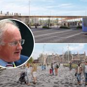 Hereford Transport Hub visualisations, and Coun Hitchiner